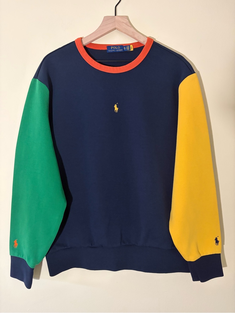 Polo Ralph Lauren Color Block Crewneck Sweater